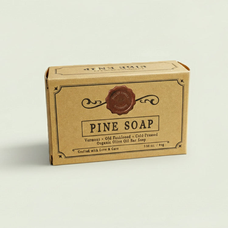 Box of Ballou Family Apothecary Pine Soap