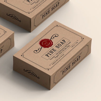 Box of Cold-Pressed Organic Olive Oil Soap