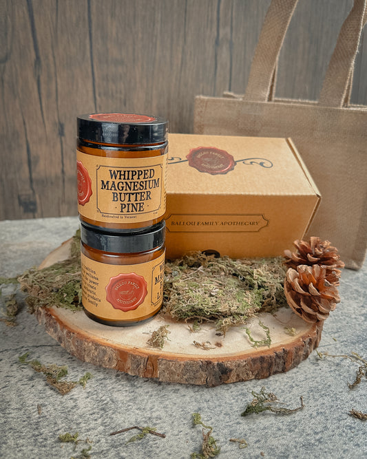 Classic Collection  - Pair of Whipped Magnesium Butters - Pine