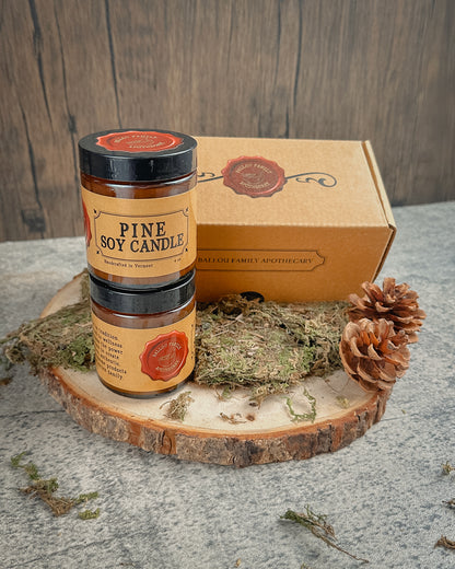Classic Collection - Pair of Soy Candles - Pine