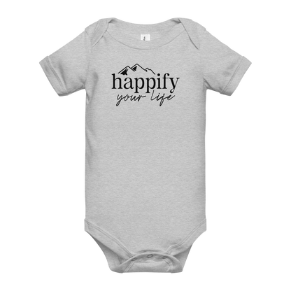Happify Your Life Baby Short Sleeve - Light Colors