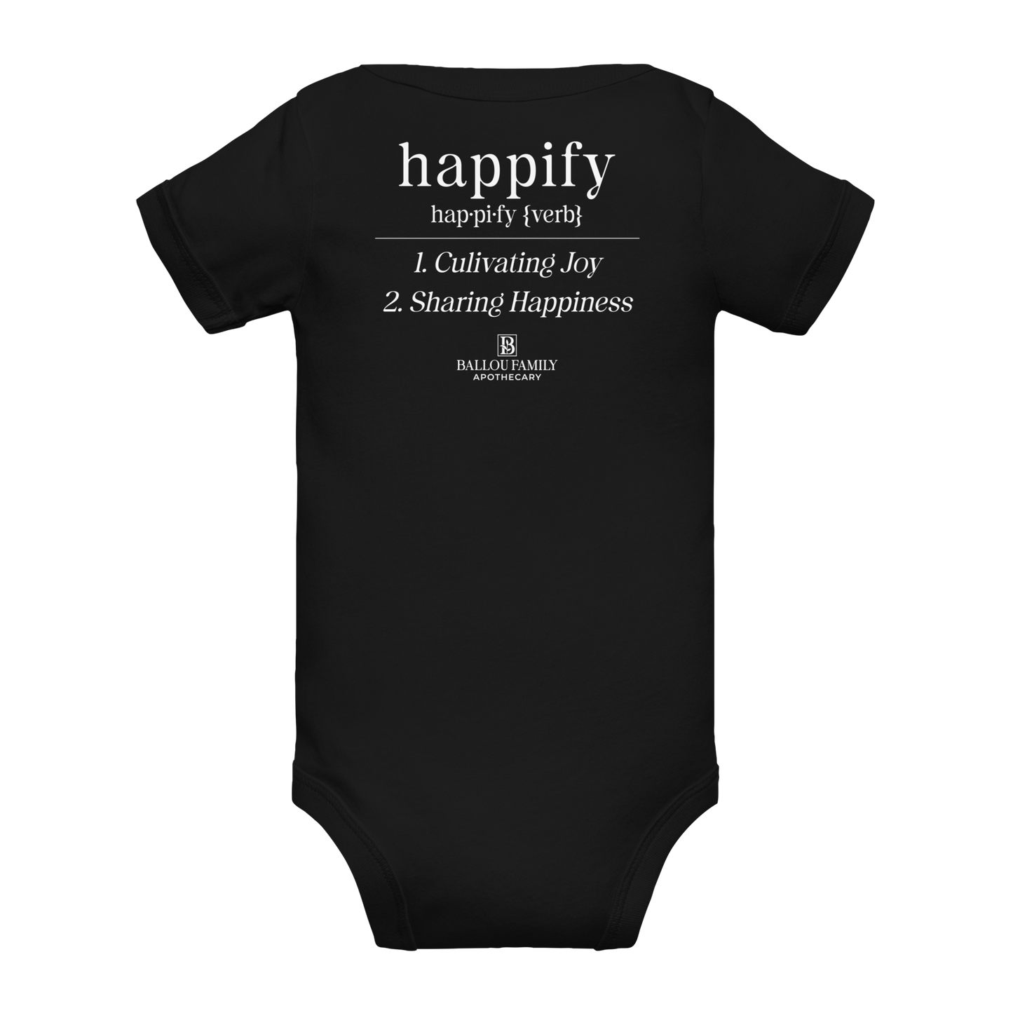 Happify Your Life Baby Short Sleeve - Dark Colors