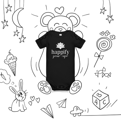 Happify Your Life Baby Short Sleeve - Dark Colors
