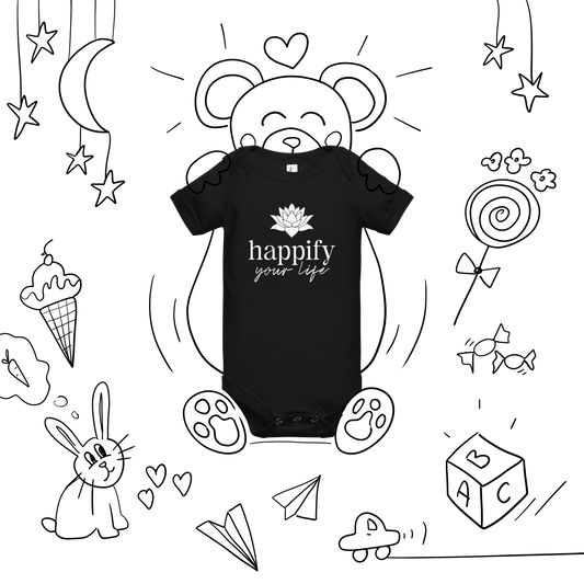 Happify Your Life Baby Short Sleeve - Dark Colors