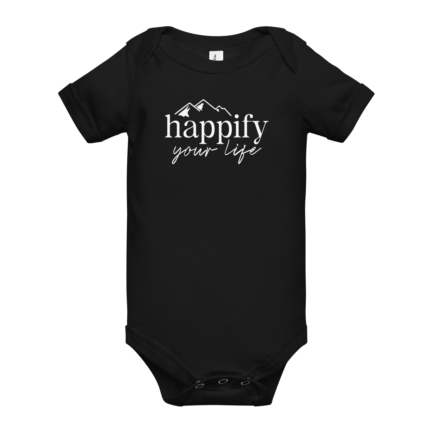Happify Your Life Baby Short Sleeve - Dark Colors