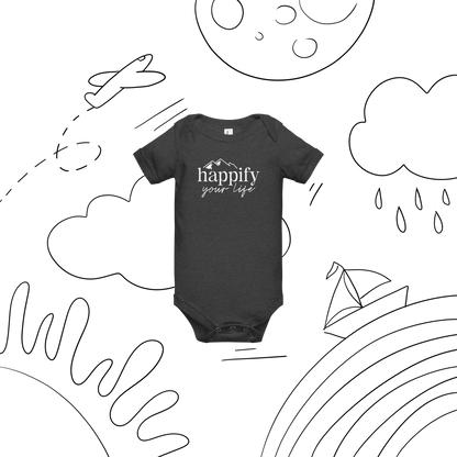 Happify Your Life Baby Short Sleeve - Dark Colors