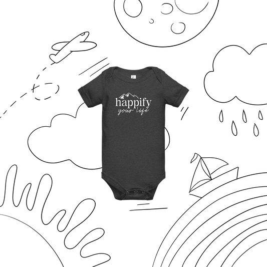 Happify Your Life Baby Short Sleeve - Dark Colors