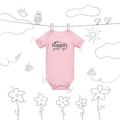 Happify Your Life Baby Short Sleeve - Light Colors