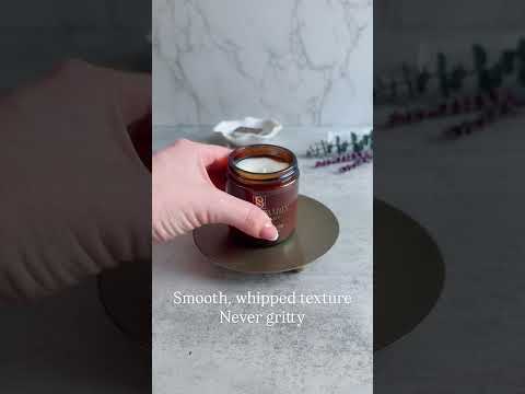 Amber jar of Ballou Family Apothecary Magnesium Butter