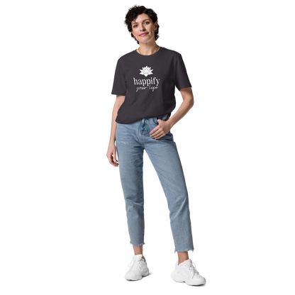 Unisex Happify Your Life Full Front organic cotton t-shirt