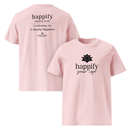Happify Your Life Unisex organic cotton t-shirt