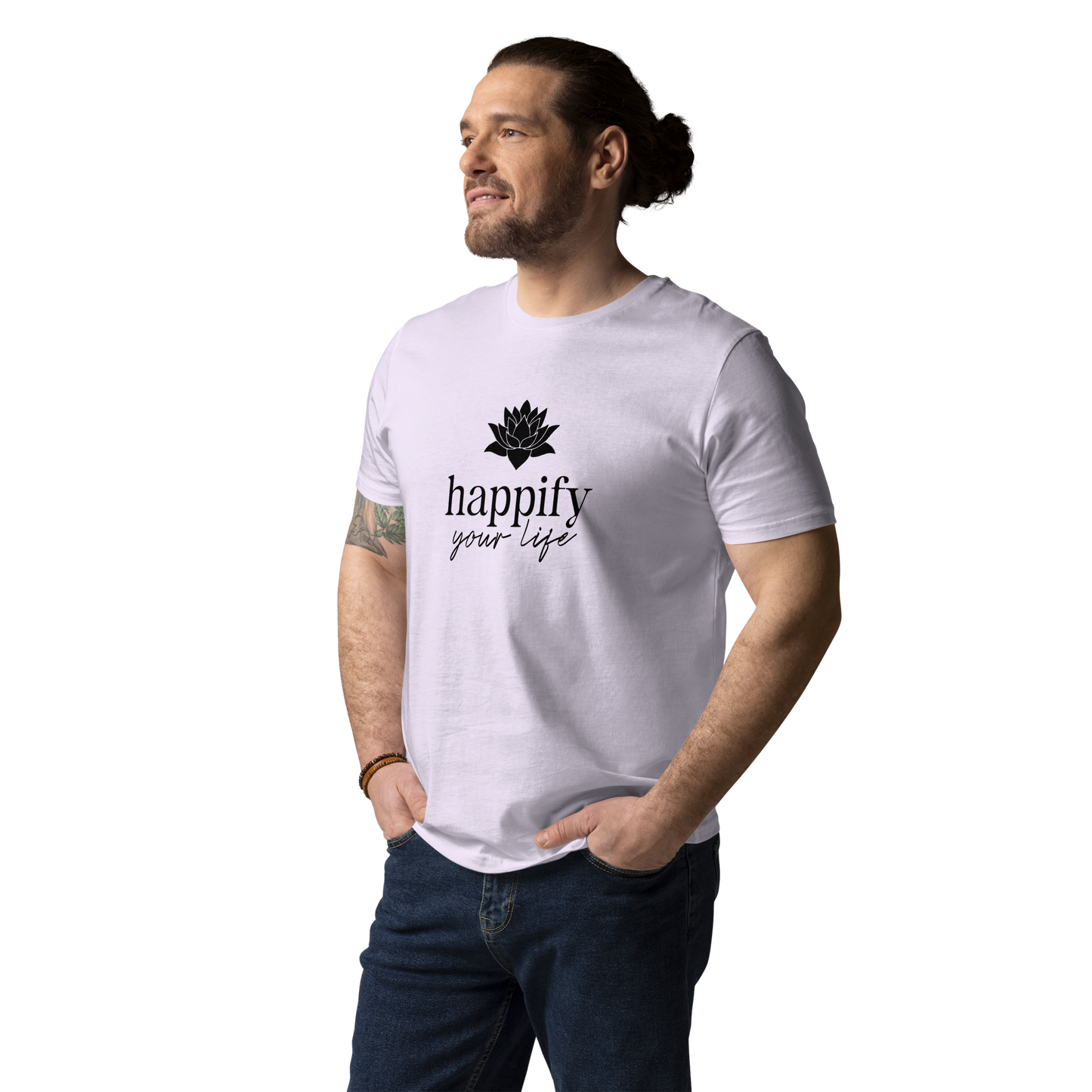 Happify Your Life Unisex organic cotton t-shirt