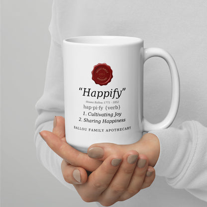 Mindful self-care coffee cup from Ballou Family Apothecary