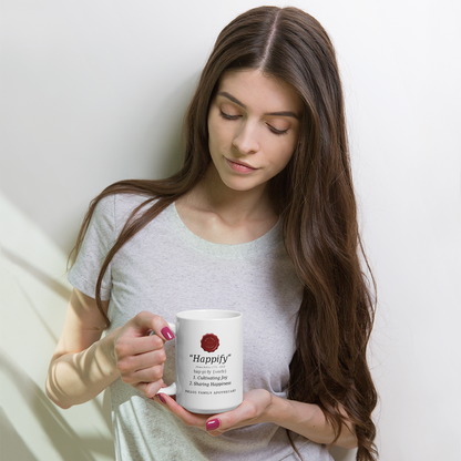 Happify Coffee Mug – Ceramic Mindful Morning Cup